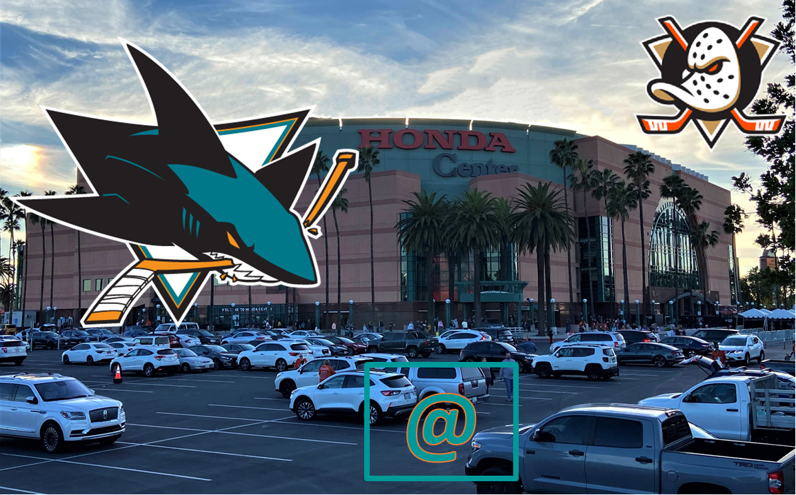 GLI SHARKS DI SCENA AD ANAHEIM