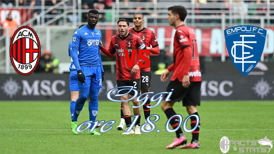 14ª A: NUMERI E CURIOSITÀ MILAN-EMPOLI