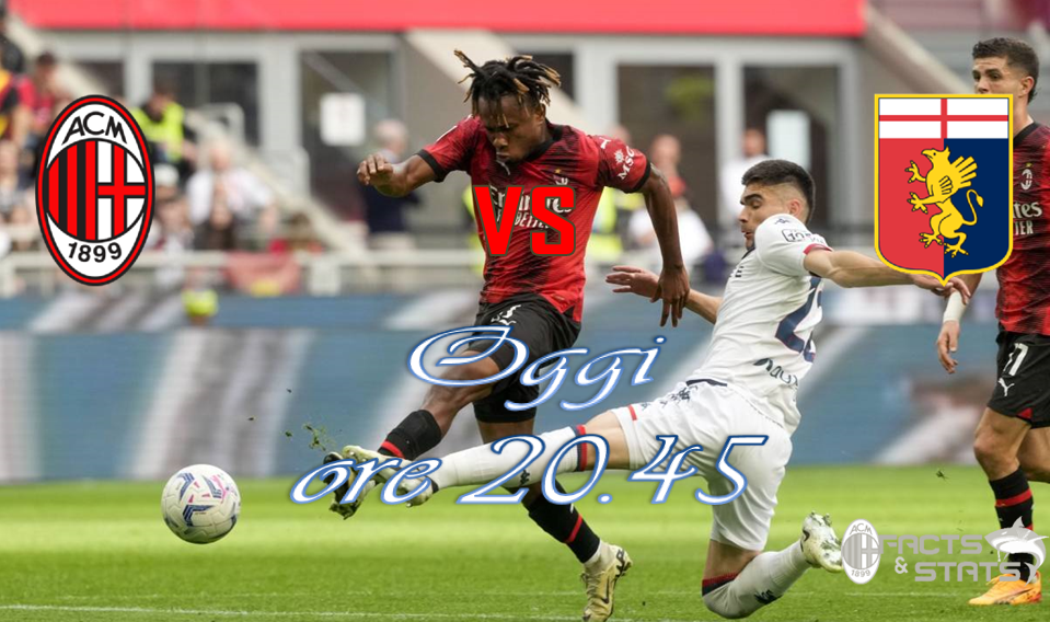 16ª SERIE A: MILAN-GENOA