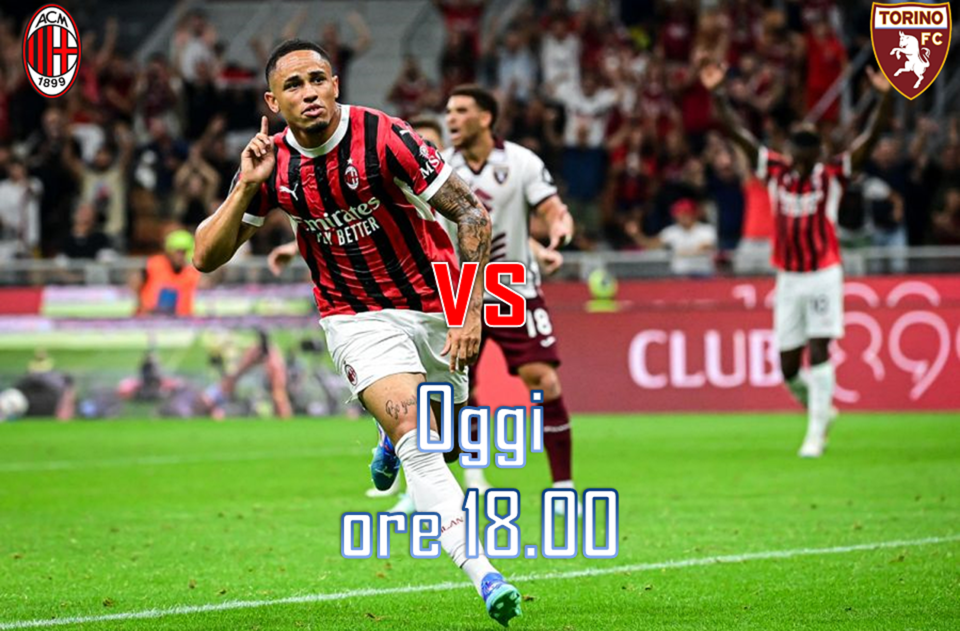 SERIE A: MILAN, BATTERE IL TORINO PER TORNARE SECONDI