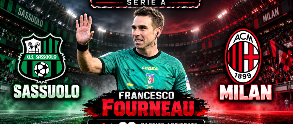 Arbitro Sassuolo-Milan