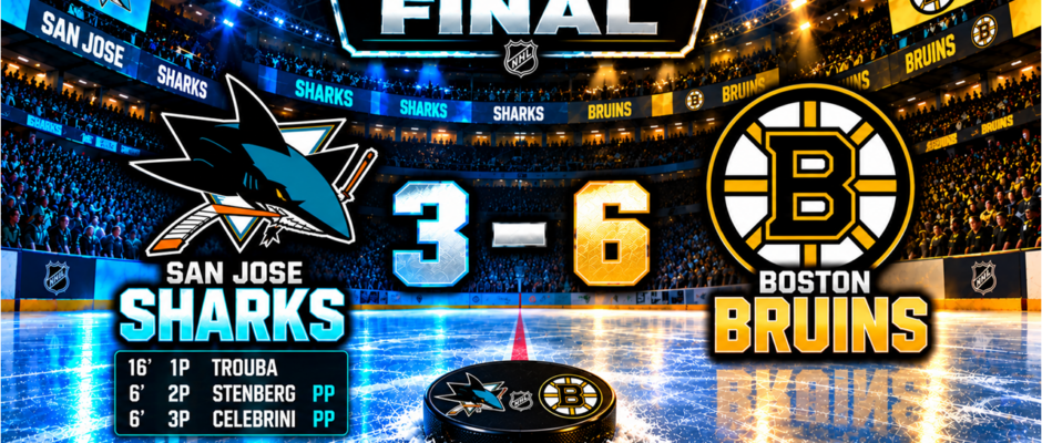 SHARKS vs BRUINS