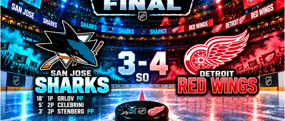 Sharks @ Red Wings