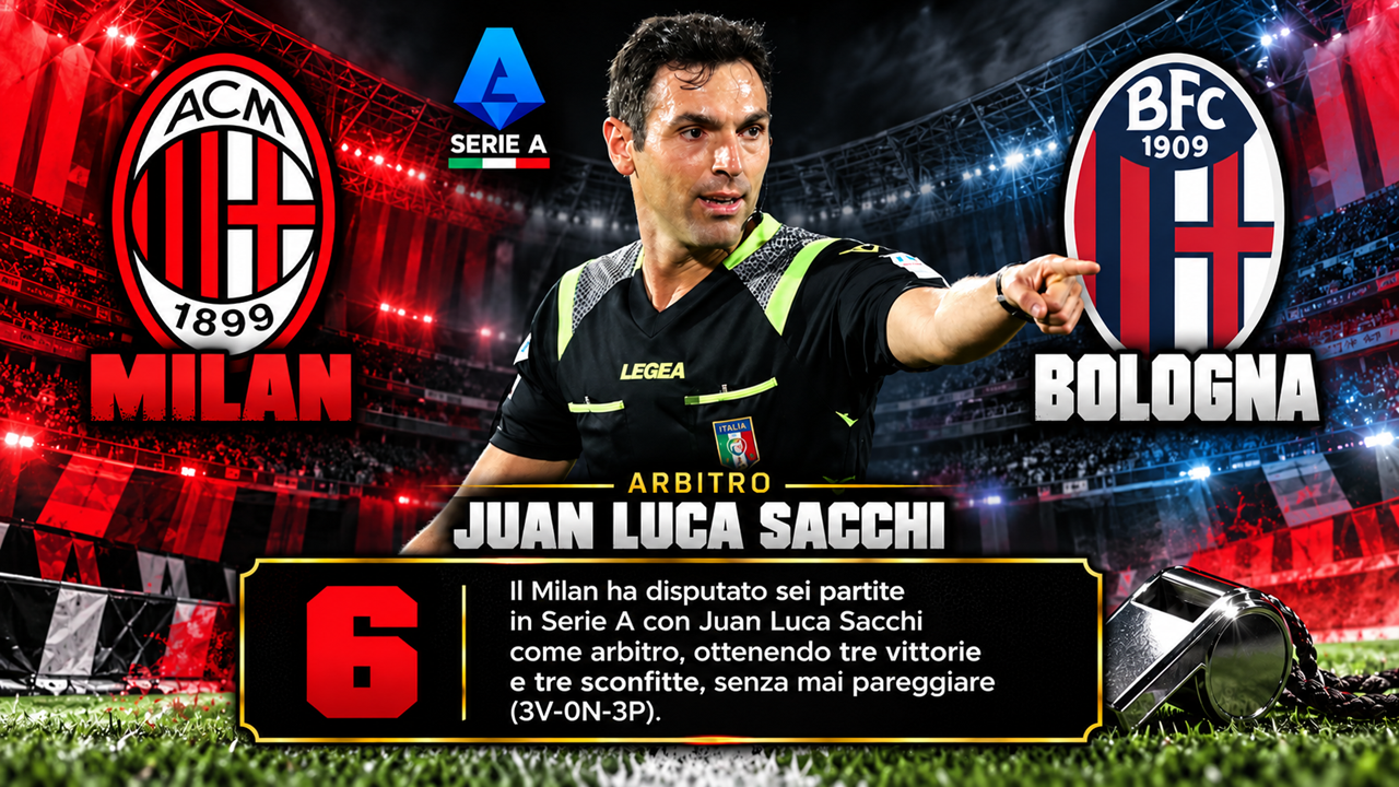 SERIE A: L’ARBITRO DI MILAN-BOLOGNA